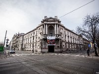 Moderna galerija (raskrižje Zrinjevac, Strossmayerov trg, Hebrangova) 2018. godine  1882. - kuća/palača Ljudevita baruna Vraniczany-Dobrinovića (danas Moderna galerija).